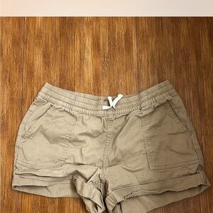 Casual Tan Women's Cargo Shorts